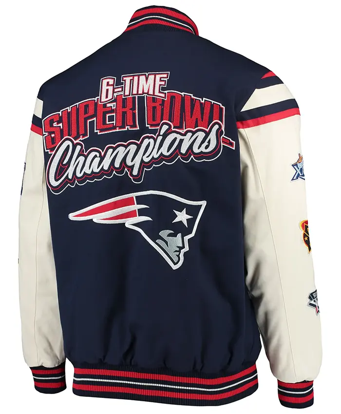 Buy Now New England Patriots G III Sports By Carl Banks Varsity Jacket For Unisex