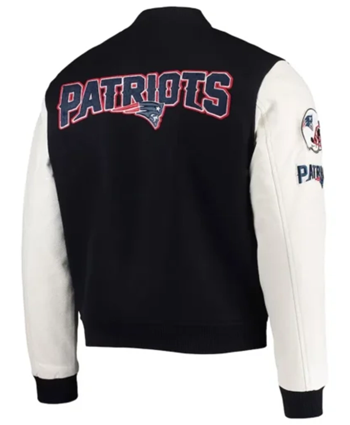 Buy Now New England Patriots Logo Varsity Jacket For Men And Women
