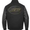Buy Now New York Jets Black Full Zip Varsity Jacket For Men And Women