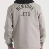 Buy Now New York Jets Coaches Heather Grey Jacket For Men And Women