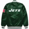 Buy Now New York Jets Dark Green Varsity Jacket For Men And Women