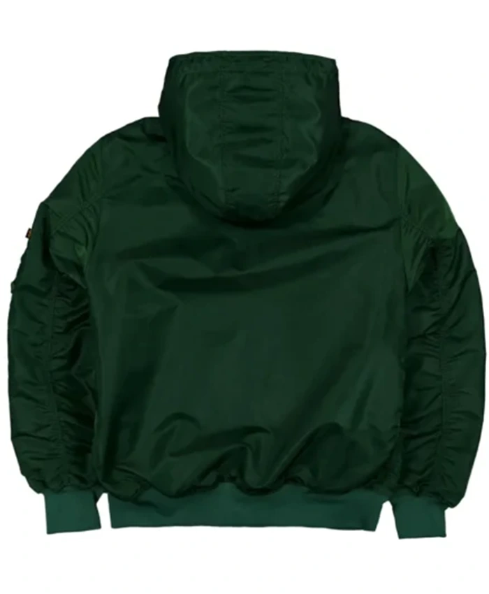 Buy Now New York Jets Historic L 2B Hooded Bomber Jacket For Men And Women