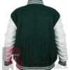 Buy Now New York Jets Kevin Arnold Green White Varsity Jacket For Unisex