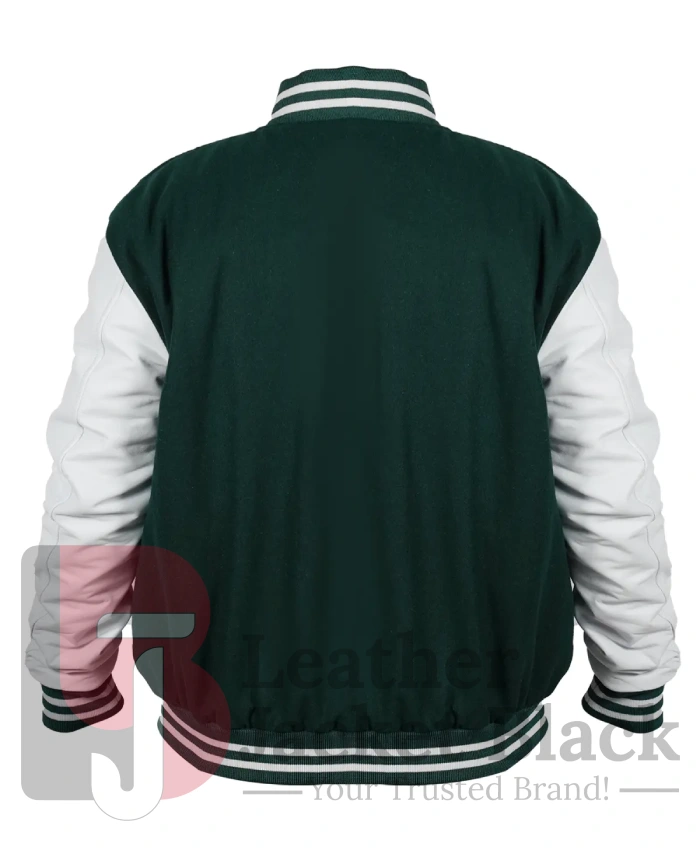 Buy Now New York Jets Kevin Arnold Green White Varsity Jacket For Unisex