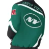 Buy Now New York Jets Maximum Racing Green Varsity Jacket For Unisex