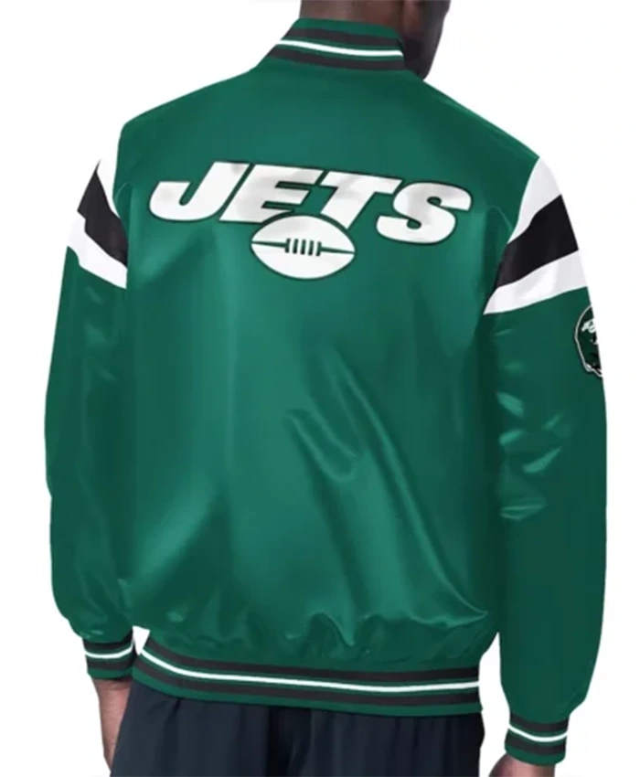 Buy Now New York Jets Midweight Green Varsity Jacket For Men And Women