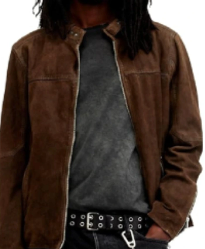 Buy Now Niko Pepaj SWAT Season 08 Miguel Alfaro Suede Leather Jacket For Unisex