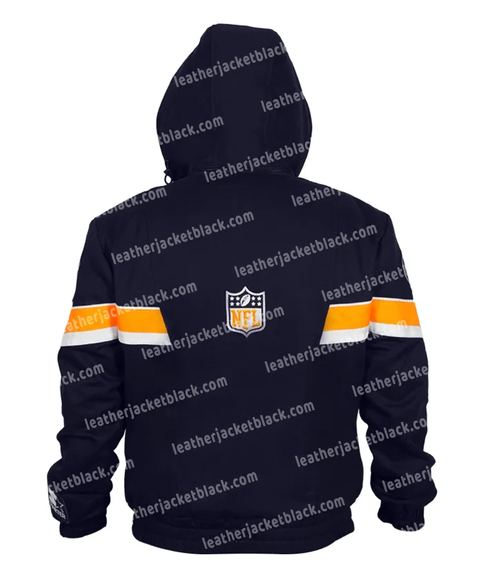 Buy Now OVO Chicago Bears Sideline Navy Blue Puffer Hooded Jacket For Men And Women