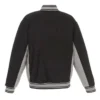 Buy Now Oakland Athletics Accent Black And Grey Varsity Jacket For Men And Women