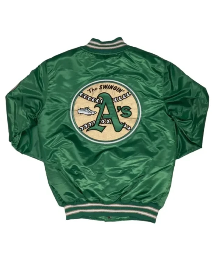 Buy Now Oakland Athletics Anniversary Green Varsity Jacket For Men And Women