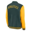 Buy Now Oakland Athletics Collection Dugout Green And Yellow Bomber Jacket For Unisex