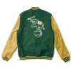 Buy Now Oakland Athletics Elephant Yellow And Green Varsity Jacket For Men And Women