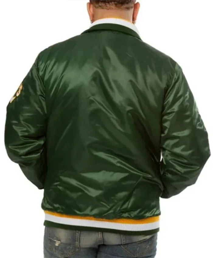 Buy Now Oakland Athletics Green Full Zip Bomber Jacket For Men And Women
