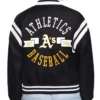 Buy Now Oakland Athletics Printed Logo Black Varsity Jacket For Men And Women