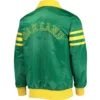 Buy Now Oakland Athletics The Captain III Cooperstown Collection Kelly Green Bomber Jacket For Unisex
