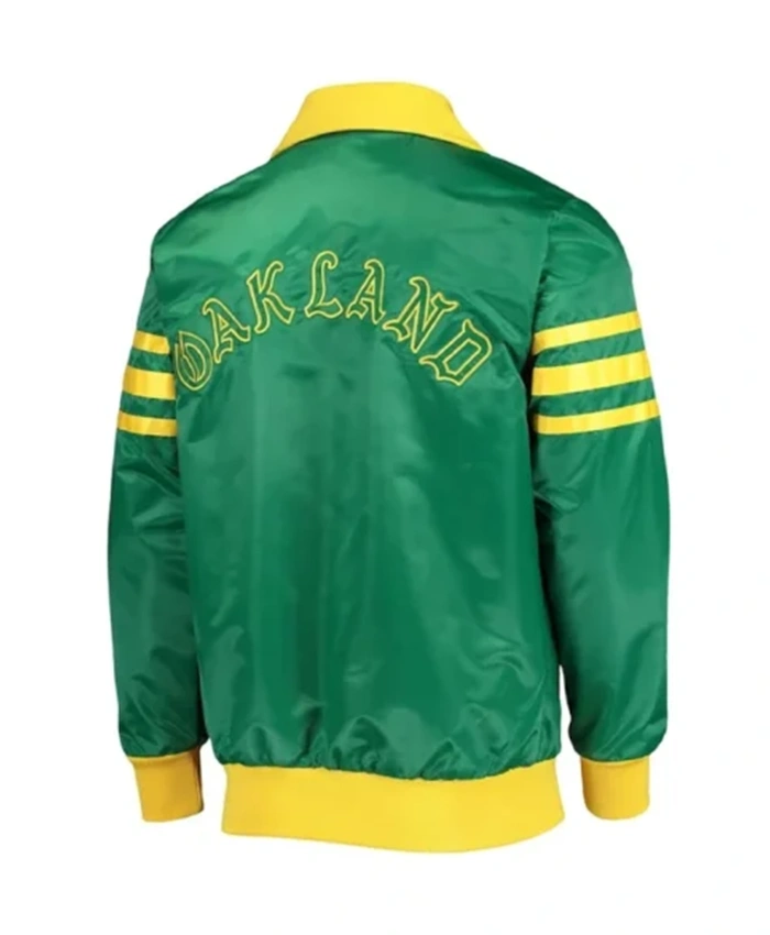 Buy Now Oakland Athletics The Captain III Cooperstown Collection Kelly Green Bomber Jacket For Unisex