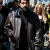 Buy Now Off White Show Zayn Malik Brown Leather Jacket For Sale