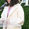 Buy Now Palm Springs International Film Festival Selena Gomez White Trench Coat For Unisex