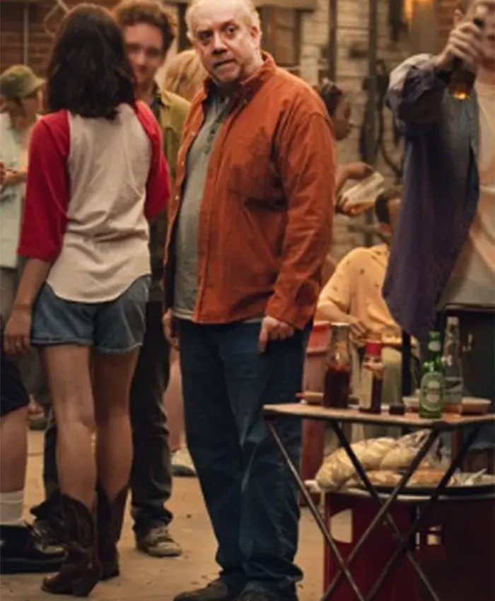 Buy Now Paul Giamatti TV Series Black Mirror Season 07 Brown Cotton Jacket For Unisex
