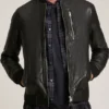 Buy Now Peyton Meyer Days Of Our Lives 2025 Doug Williams III Black Leather Bomber Jacket For Unisex