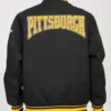 Buy Now Pittsburgh Pirates Crest Emblem Black Varsity Jacket For Men And Women