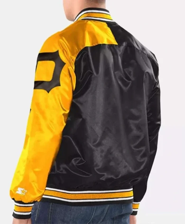 Buy Now Pittsburgh Pirates Dugout Black And Yellow Varsity Jacket For Men And Women