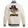 Buy Now Pittsburgh Pirates Retro Classic OFF White Letterman Varsity Jacket For Men And Women