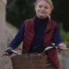 Buy Now Prudence Thorp Movie The Reluctant Royal 2025 Emilie De Ravin Maroon Puffer Vest For Unisex