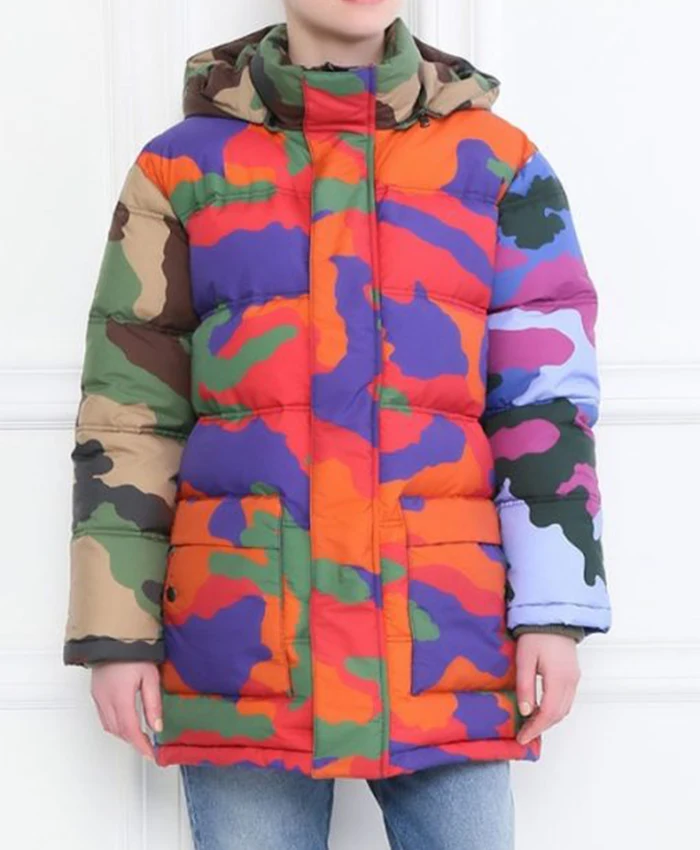 Buy Now Real Housewives Of Salt Lake City Season 05 Bronwyn Newport Camo Puffer Jacket For Unisex