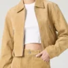 Buy Now Roxy Sternberg TV Series FBI Most Wanted Season 06 Sheryll Barnes Brown Suede Leather Jacket For Unisex