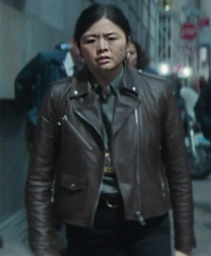 Alternative view of Daredevil Born Again S01 Ruibo Qian Leather Jacket