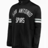Buy Now San Antonio Spurs G III Sports By Carl Banks Veteran Full Zip Black Track Jacket For Unisex