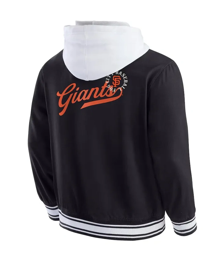 Buy Now San Francisco Giants Black Hooded Varsity Jacket For Men And Women
