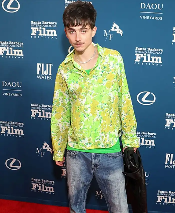 Buy Now Santa Barbara International Film Festival Timothee Chalamet Floral Shirt For Unisex