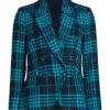 Buy Now Sara Bareilles TV Series Girls5eva Dawn Solano Plaid Blazer For Unisex