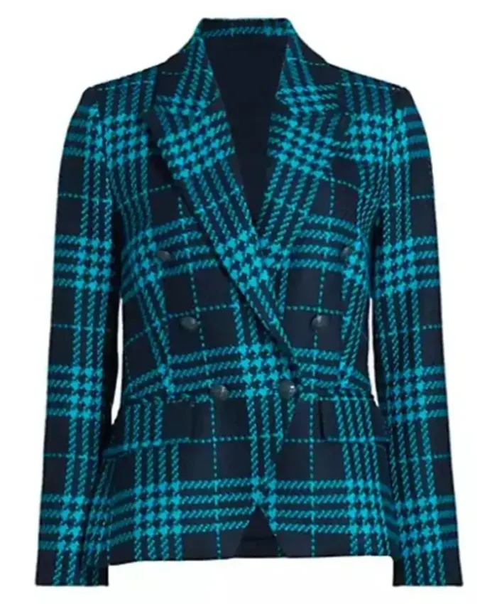 Buy Now Sara Bareilles TV Series Girls5eva Dawn Solano Plaid Blazer For Unisex