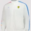 Buy Now Scuderia Ferrari Puma 2025 Miami Grand Prix Limited Edition T7 Full Zip White Track Jacket For Unisex