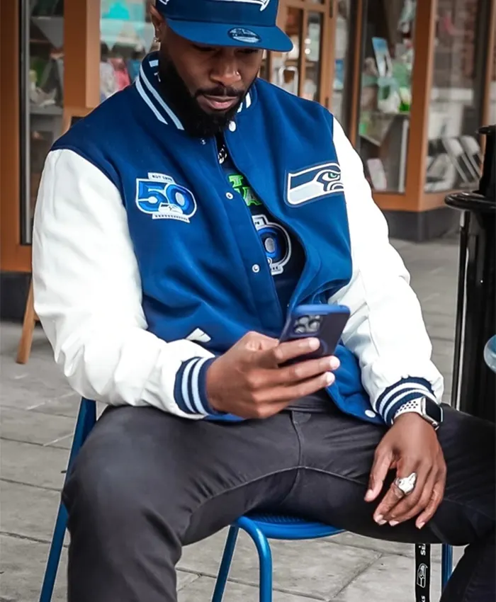 Buy Now Seattle Seahawks 50th Season Varsity Jacket For Men And Women