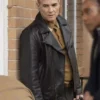Buy Now Sheriff Caleb Roussard TV Series Will Trent Season 03 Yul Vazquez Leather Black Jacket For Unisex