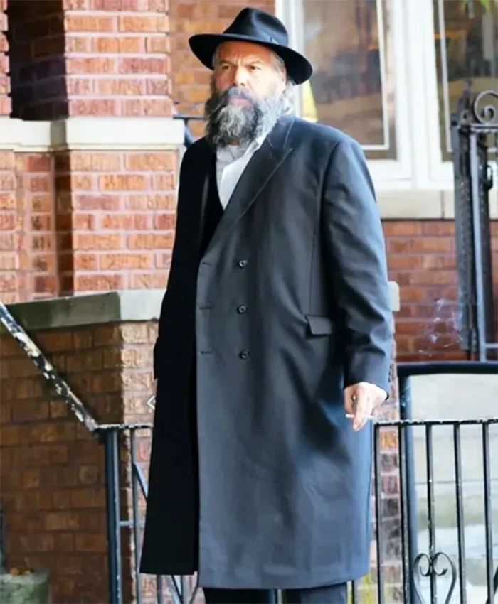 Alternative view of Caught Stealing 2025 Vincent D’Onofrio Black Coat