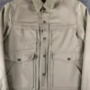 Buy Now Silas Wird Mitchell TV Series Grimm Season 06 Monroe Beige Sherpa Trucker Jacket For Unisex