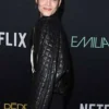 Buy Now Sofia Boutella Movie Emilia Perez 2024 Premiere Quilted Black Leather Jacket For Unisex