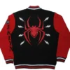 Buy Now Spiderman Black And Red Letterman Varsity Jacket For Men And Women