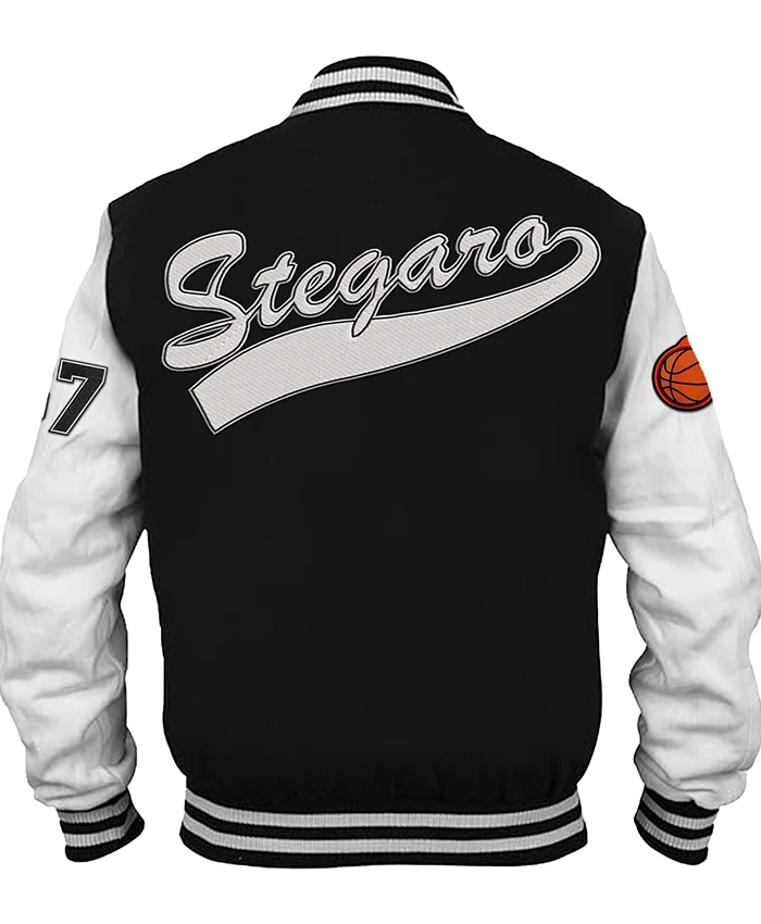 Buy Now Stegaro Black And White Letterman Varsity Jacket For Men And Women