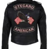 Buy Now Stegaro Black Biker Leather Jacket For Men And Women