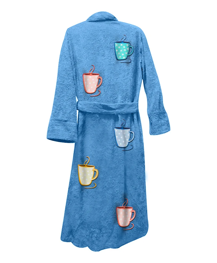 Buy Now Stegaro Cup Blue Bath Robe For Men And Women