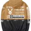 Buy Now Stegaro Cybernatic Brown And Black Hooded Jacket For Men And Women