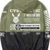 Buy Now Stegaro Cybernatic Green And Black Hooded Jacket For Men And Women
