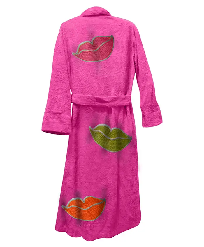 Buy Now Stegaro Dark Pink Bath Robe For Men And Women
