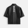 Buy Now Stegaro Oversized Black Leather Shirt For Men And Women
